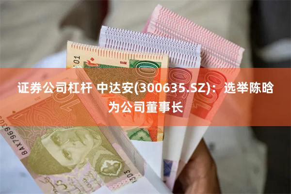 证券公司杠杆 中达安(300635.SZ)：选举陈晗为公司董事长