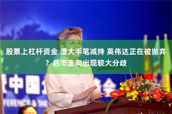 股票上杠杆资金 遭大手笔减持 英伟达正在被抛弃？后市走向出现较大分歧