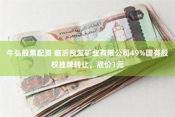 牛弘股票配资 临沂投发矿业有限公司49%国有股权挂牌转让，底价1元